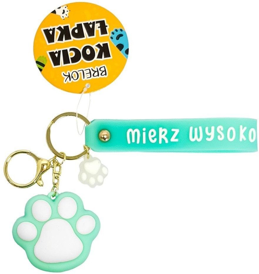 Brelok kocia łapka miętowy