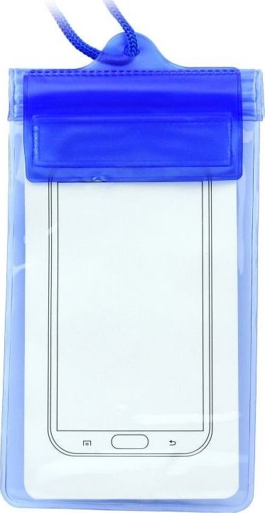 Partner Tele.com Etui Wodoodporne uniwersalne z strunowym zamknięciem - niebieski