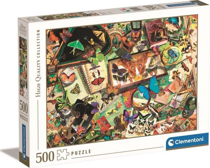 Clementoni Clementoni Puzzle 500el Motyle. Butterfly Collection 35125