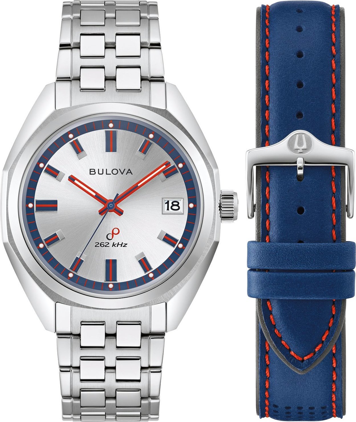 Zegarek Bulova Zegarek męski Bulova 96K112 srebrny