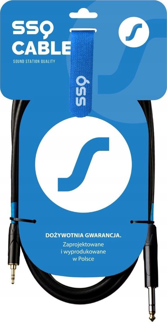 Kabel SSQ SSQ MiJS3 - Jack stereo 3.5 / Jack stereo 6.3