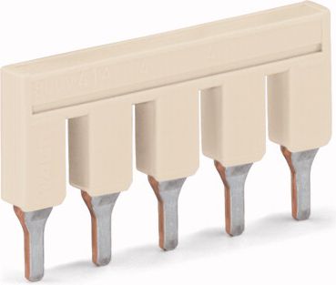 Wago Mostek grzebieniowy 5-torowy jasnoszary TOPJOBS (2006-405)