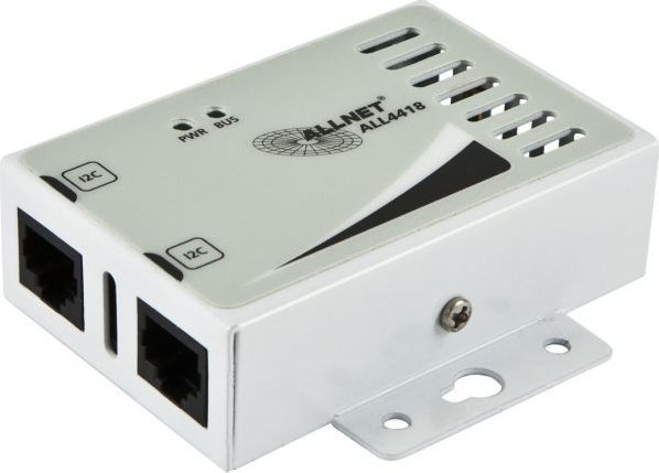 System przekazu sygnału AV Allnet ALLNET MSR Sensor ALL4420 / Sensor für Luftfeuchte und Temperatur im Gehäuse *white*