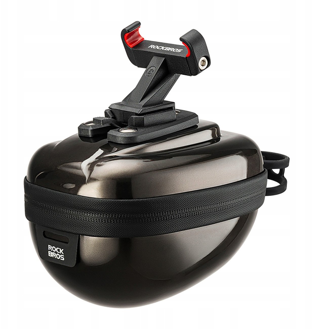 Torba podsiodłowa Rockbros sztywna, hard shell, kompaktowa, pojemność 0,4l - czarna