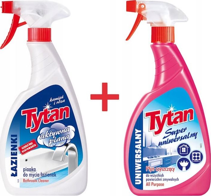 Tytan PIANKA DO MYCIA ŁAZIENKI + TYTAN SUPER UNIWERSALNY
