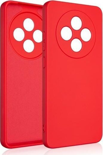 Beline Beline Etui Silicone Oppo Reno 12F 5G czerwony /red