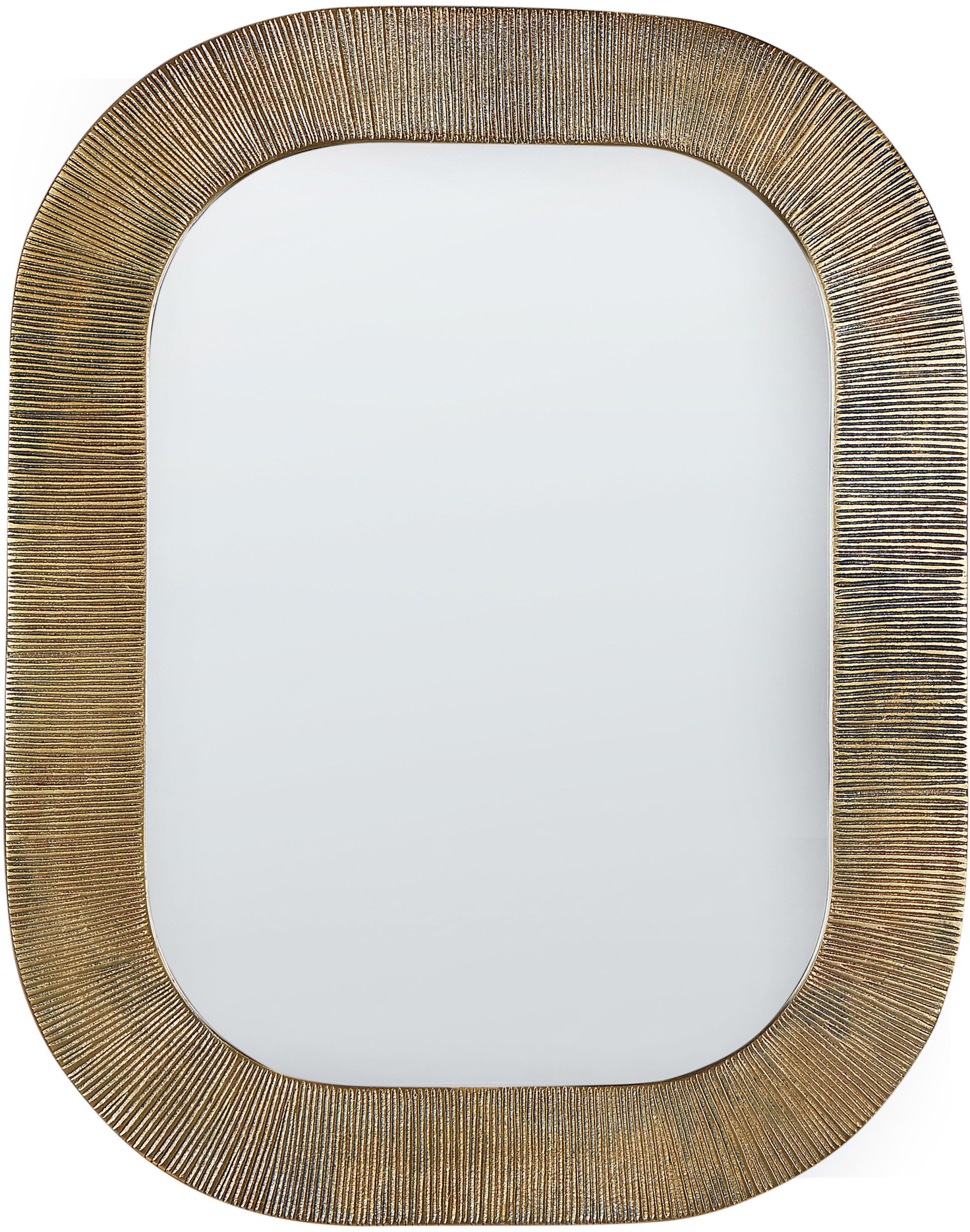 Beliani Lustro ścienne 68 cm Złoty SANKOSZ