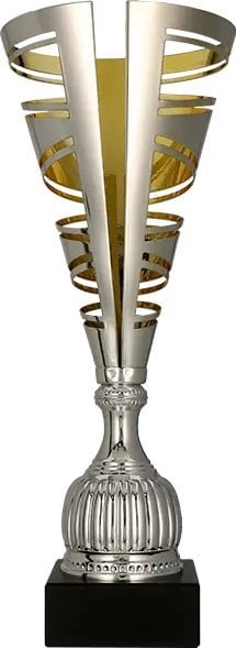 Victoria Sport Puchar metalowy srebrno - złoty