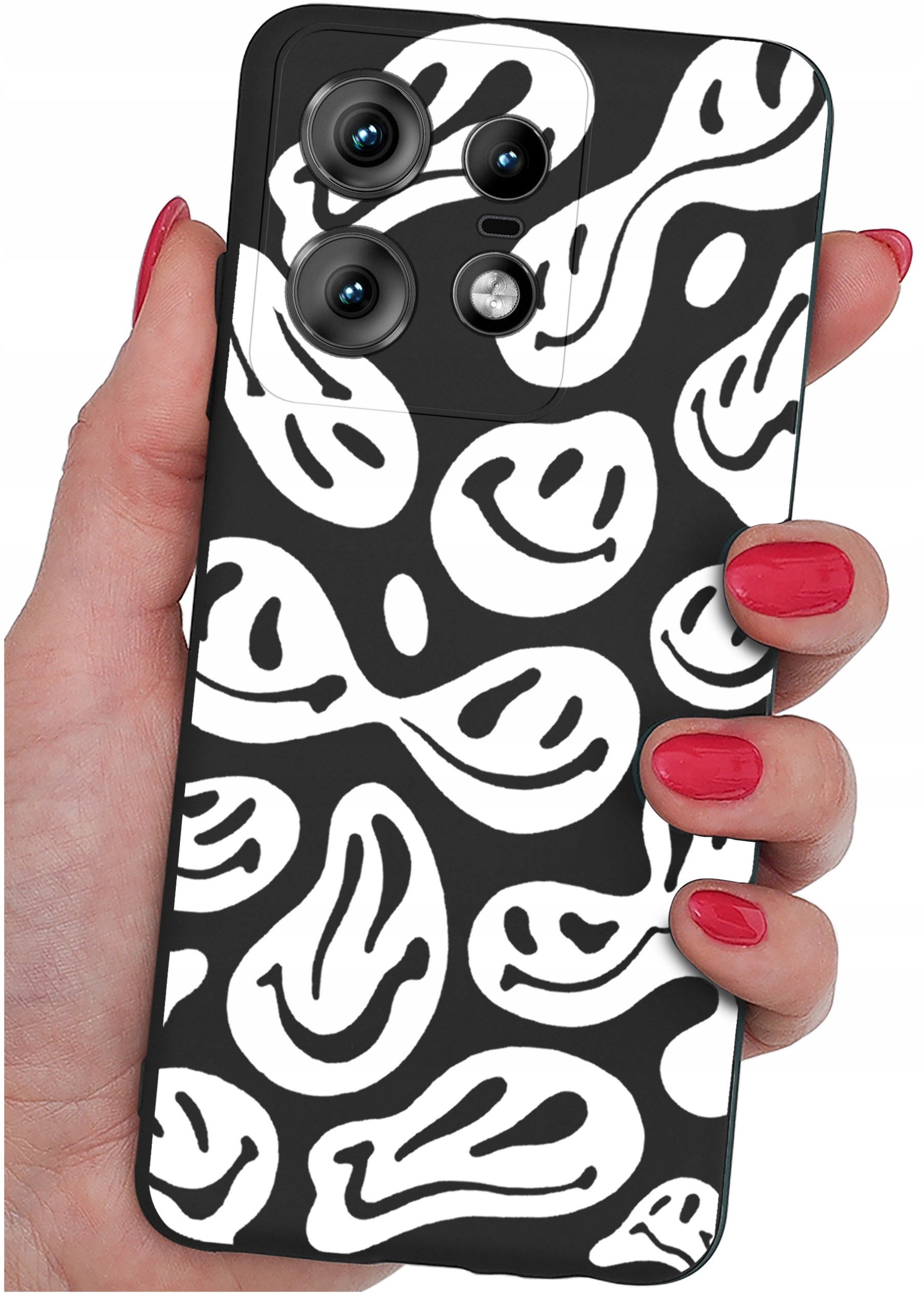 Etui do Motorola Moto EDGE 50 Pro WZORY |SILIKONOWE MATT CASE