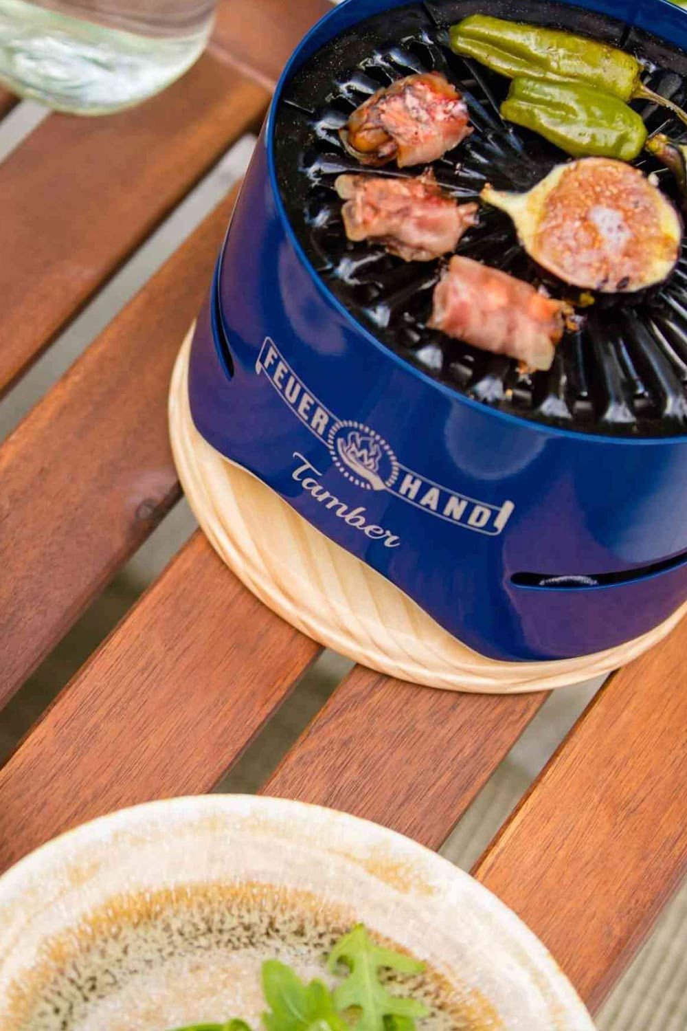 Grill Stołowy Feuerhand Tamber Cobalt Blue