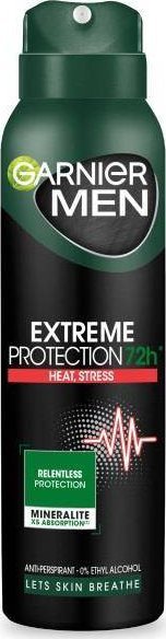 Garnier Garnier Men Dezodorant spray Extreme Protection 72h - Heat,Stress 150ml