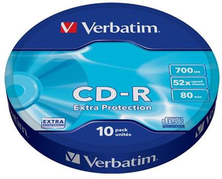 Verbatim CD-R 700 MB 52x 10 sztuk (43725)