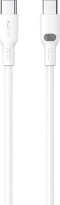 Kabel USB Havit USB-C - USB-C 1 m Biały (CB6279 1.0m)