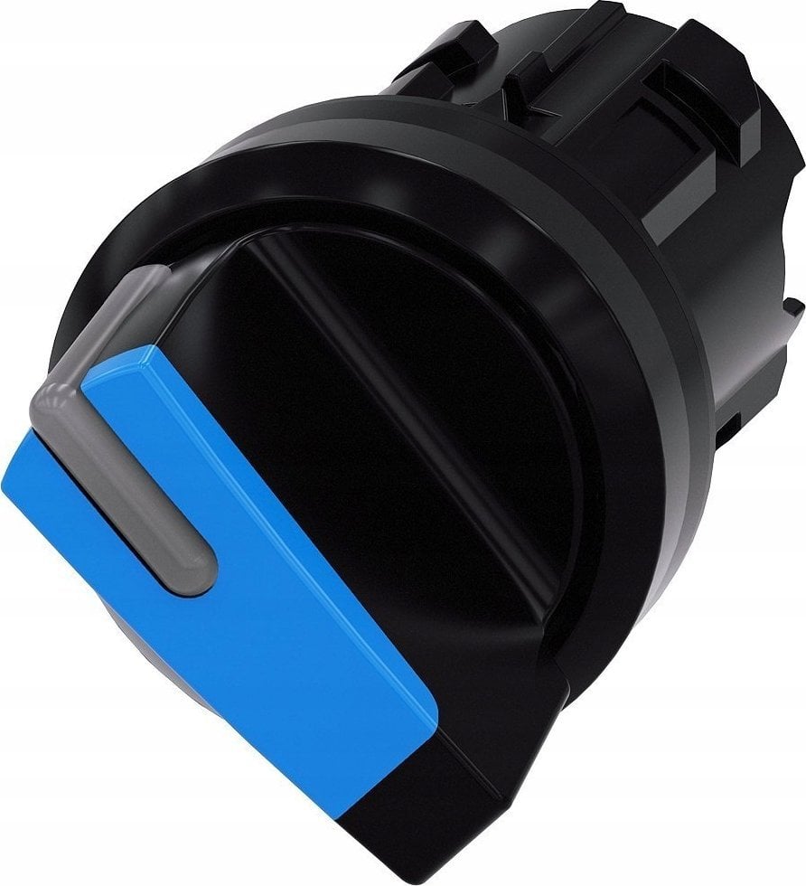 Siemens Przełącznik z możliwością podśw 22mm okrągły tworzywo czarny/niebieski kr pióro 2 poz o <i 3SU1002-2BC50-0AA0