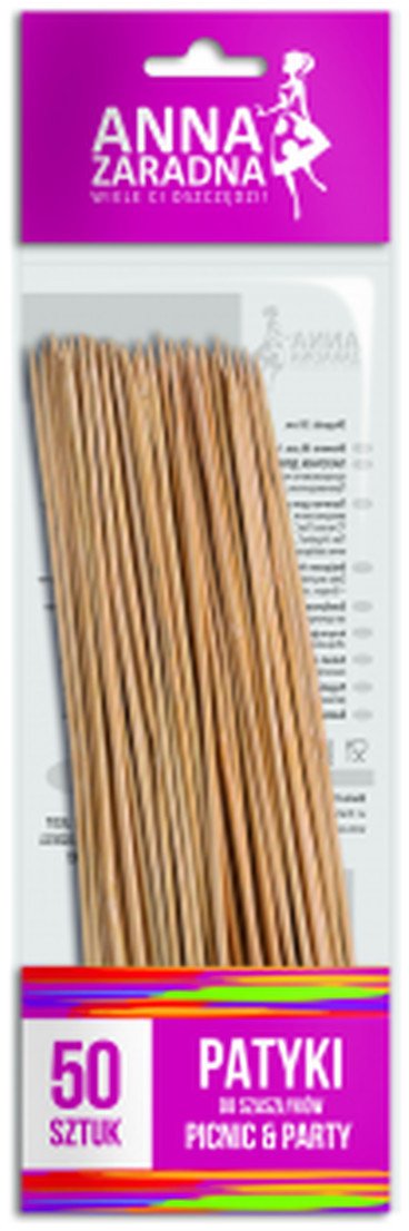 Anna Zaradna Patyki do szaszłyków - 50szt.
