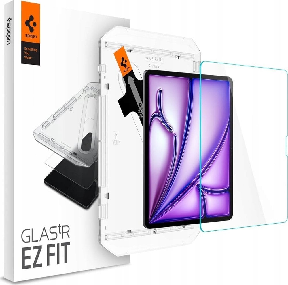 Spigen Spigen GLAS.TR EZ FIT - Szkło hartowane do iPad Air 13" (M2, 2024) (Przezroczysty)