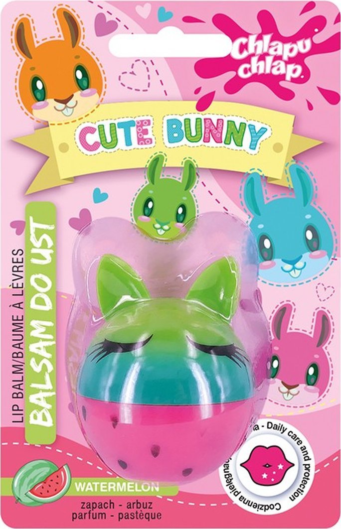 Chlapu Chlap Balsam do ust cute bunny-zapach arbuza 1szt