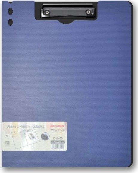Deska z klipem i okładką A4 PENMATE Morandi granatowa