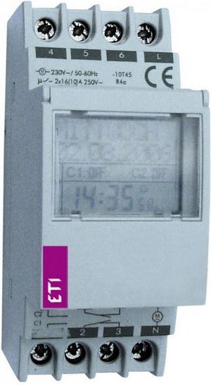 Eti-Polam Zegar sterujący astronomiczny 2 kanały 16A ASTROCLOCK-2 (002472051)