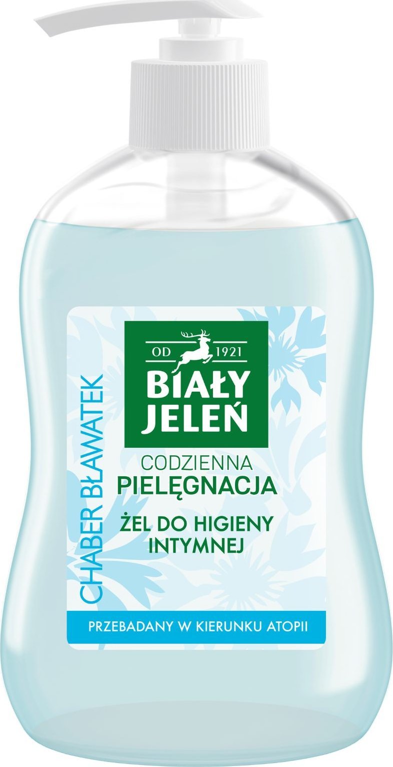 Biały Jeleń Żel do higieny intymnej hipoalergiczny Chaber bławatek 500 ml