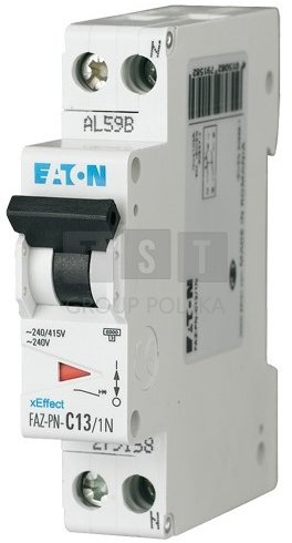 279160 Wyłącznik nadprądowy 1P+N C 20A 6kA AC FAZ-PN-C20/1N 279160