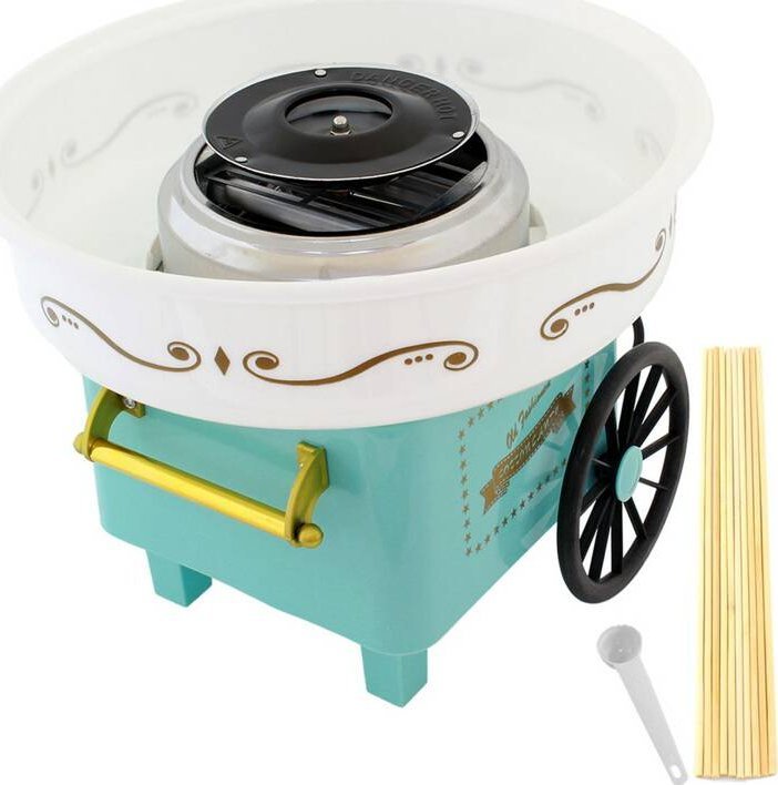 Maszynka do waty cukrowej Apte 500W + 200 patyczków