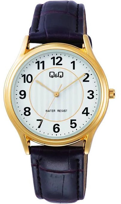 Zegarek Q&Q C48A-003P męski klasyczny biała tarcza cyfry .