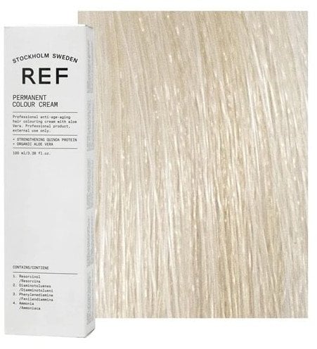 Ref Stockholm, Permanent Colour, Vegan, Permanent Hair Dye, 10.1 Extra Light Ash Blonde, 100 ml