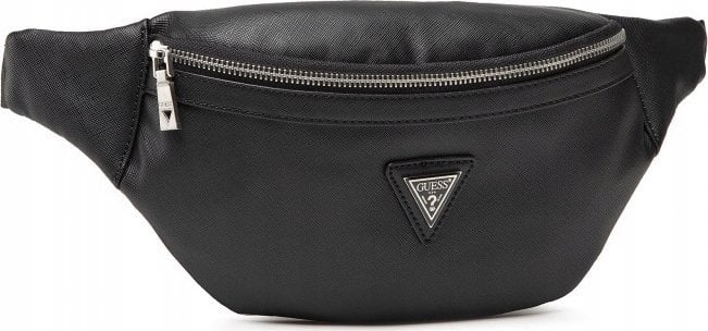 Guess, Certosa, Synthetic Leather, Textile Fanny Pack, hmcrts p1330, Black, 28 x 14 x 8 cm, For Men For Men