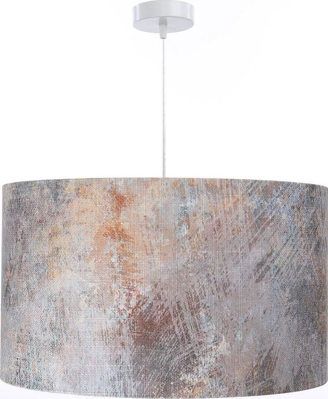 Lampa wisząca Lumes Lampa wisząca okrągła z granatowym środkiem - S357-Veres