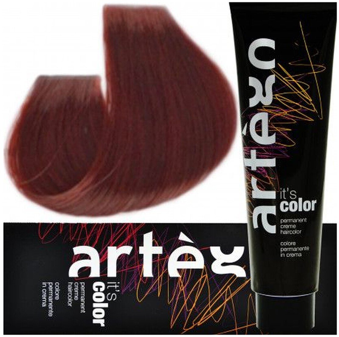 Artego Its Color Farba do włosów w kremie 150ml Ciemny intensywnie czerwony Blond (6.66 - 6RR)