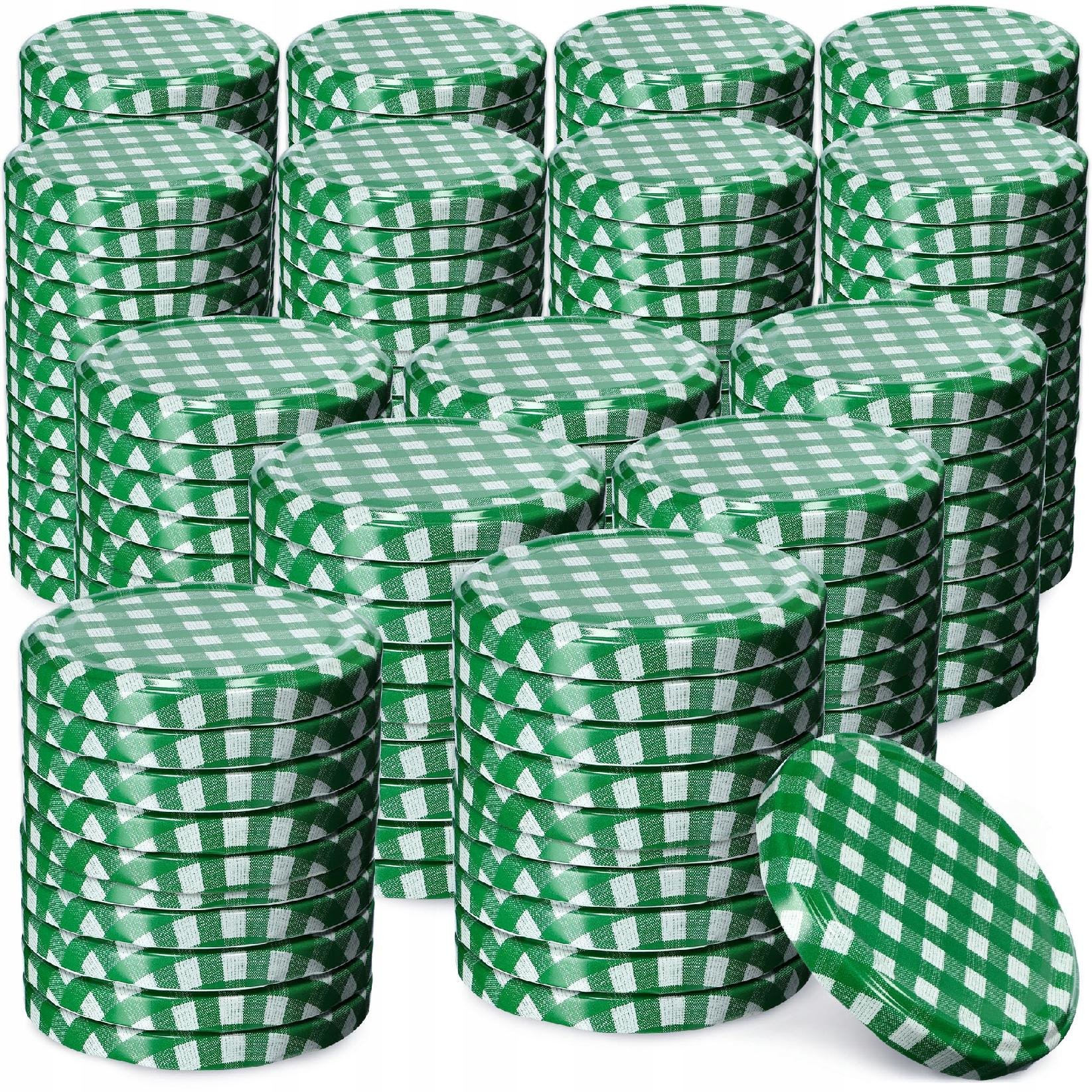 KADAX 200x Zakrętki Do Słoików Fi 82 Nakrętki Na Słoiki Wieczka Przetwory