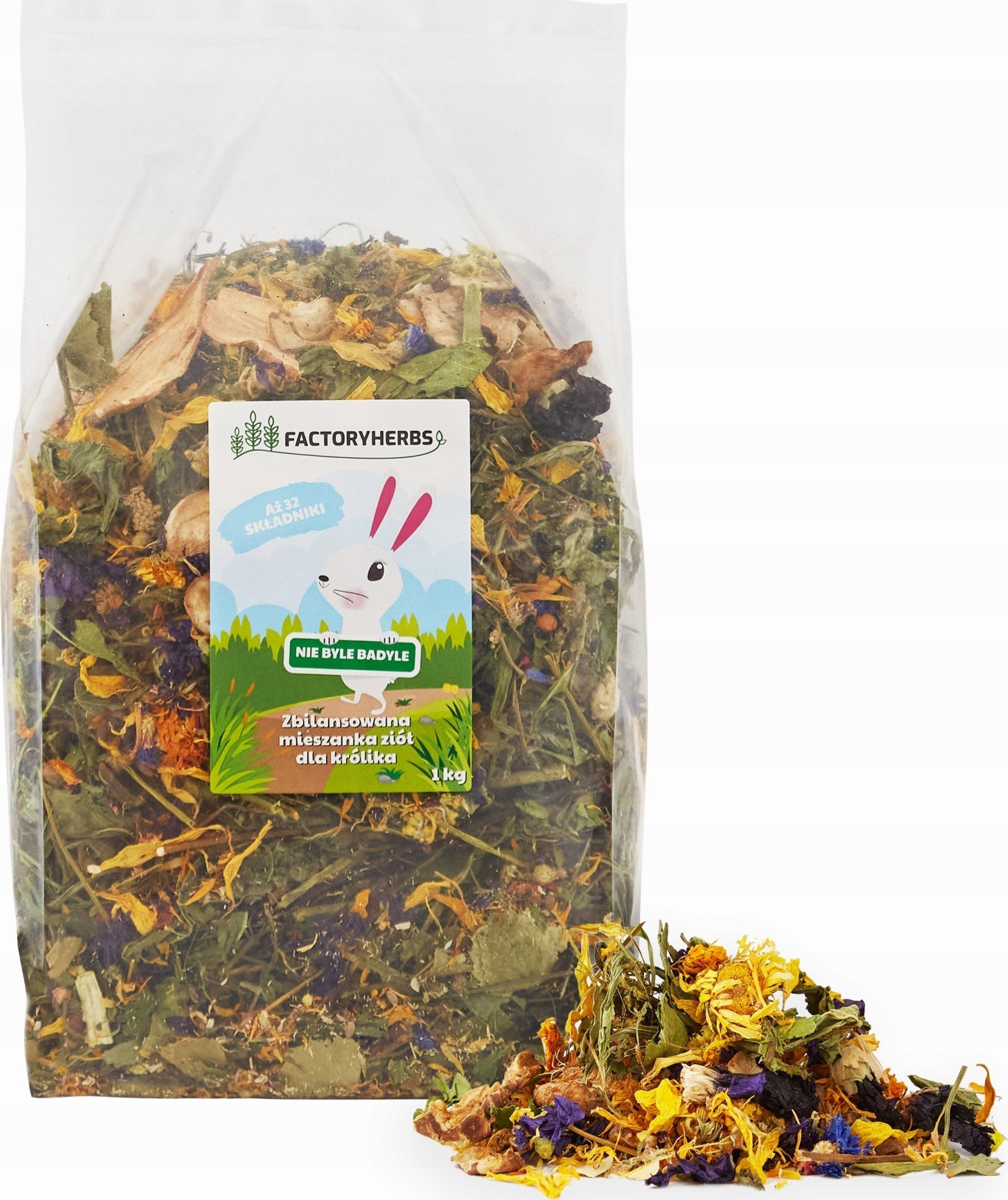 Factoryherbs FACTORYHERBS NIE BYLE BADYLE dla Królika 1kg