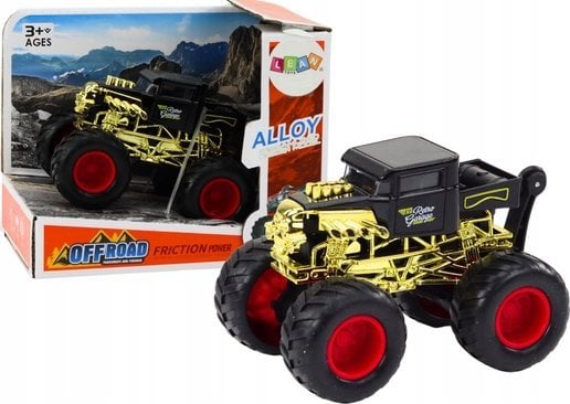 LeanToys Pojazd Auto z Napędem Frykcyjnym terenowy czarny