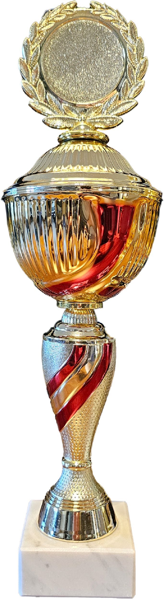 Victoria Sport Puchar plastikowy złoto - czerwony