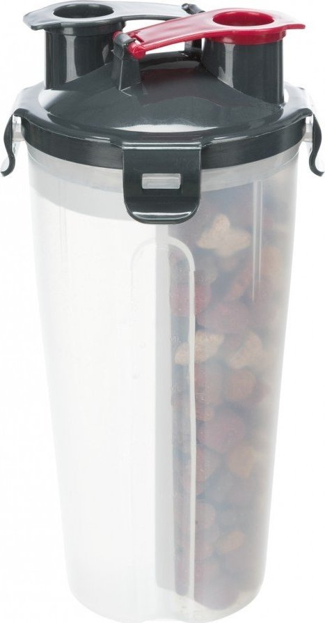 Trixie Pojemnik na karmę i wodę, plastik, o11 × 23 cm, 2 x 0,35 l