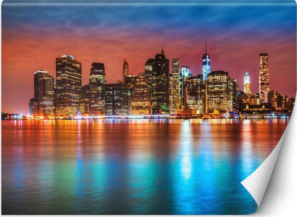 Feeby Fototapeta, Manhattan nocą - 200x140