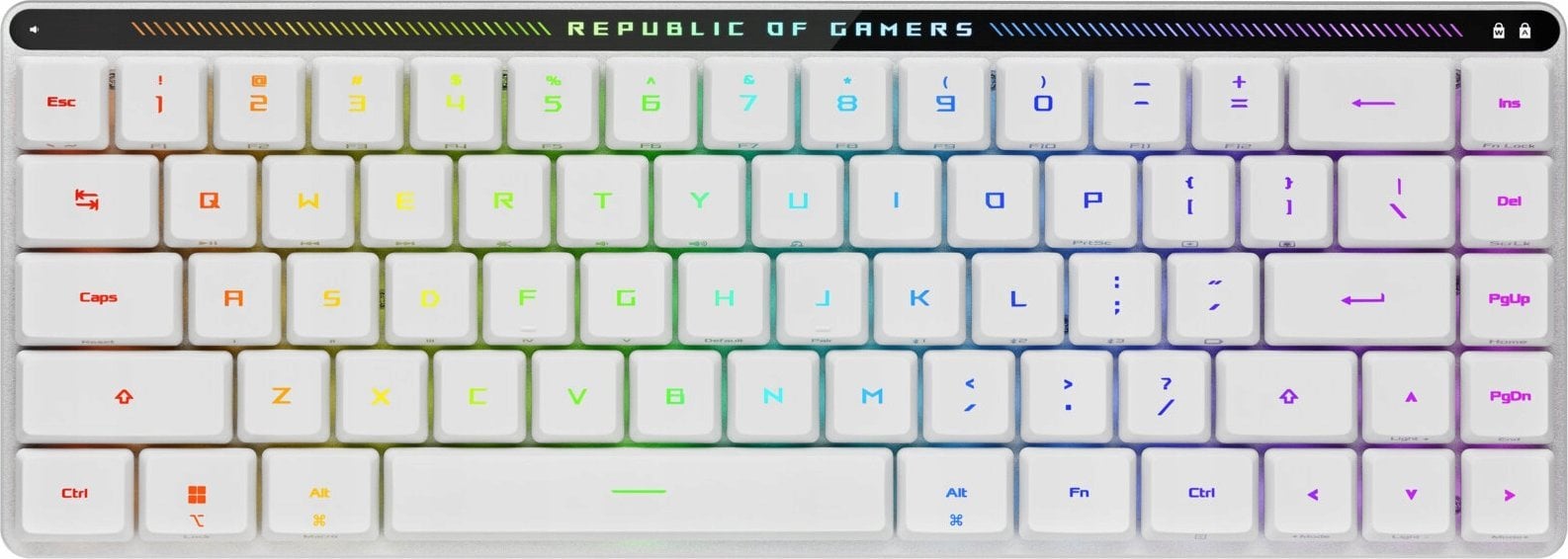 Klawiatura Asus ROG Falchion RX Low Profile RX Red (90MP03EC-BKUA10)