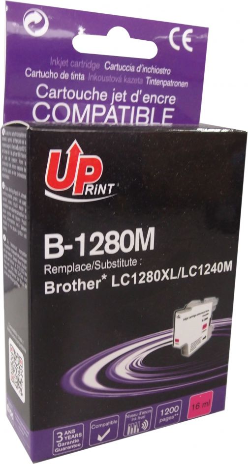 Tusz UPrint Tusz B-1280M / LC-1280XLM (Magenta)