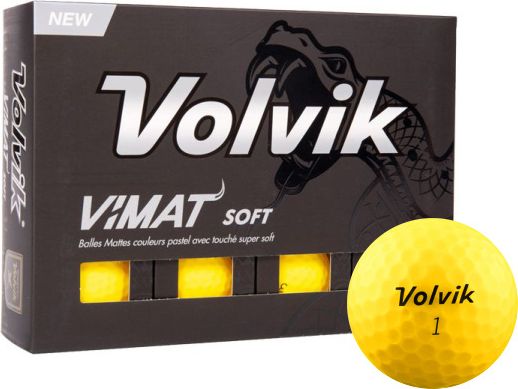 Volvik Piłki golfowe VOLVIK VIMAT Soft (żółty mat)