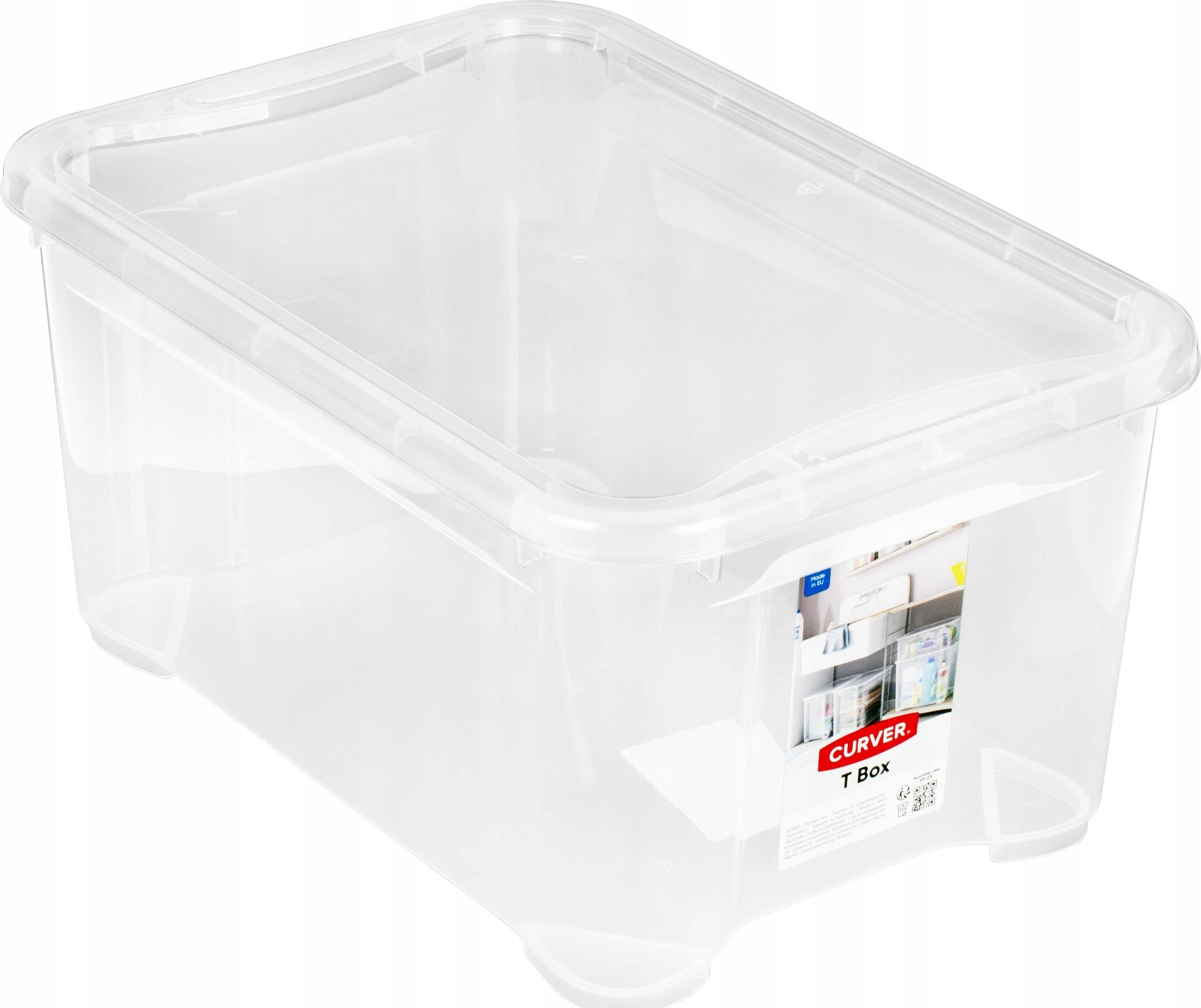 Curver CURVER POJEMNIK Z PRZYKRYWKĄ 14L /TRANSPARENTNY