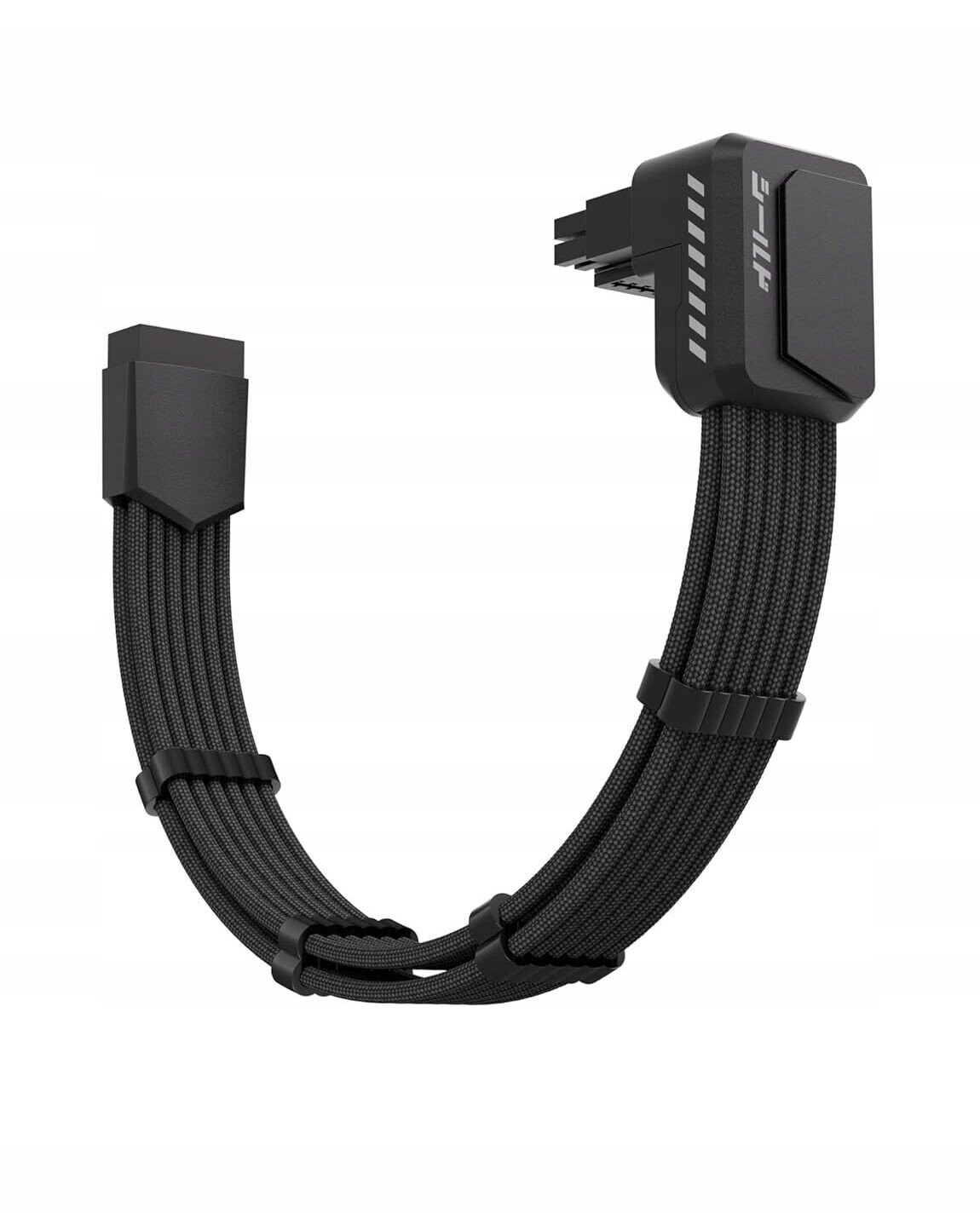 Przedłużacz przewód kątowy 90 stopni 12VHPWR STD 12+4 Pin 16 AWG EZDIY-FAB