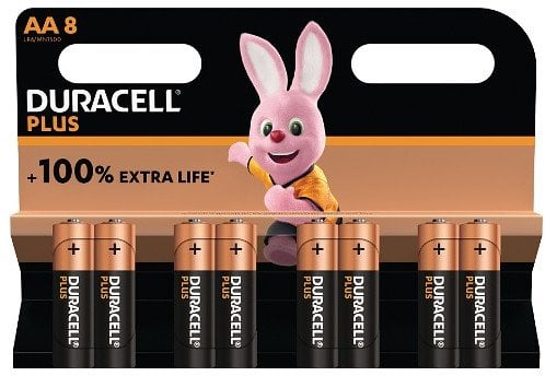 1x8 Duracell Plus Power Boost Mignon MN1500 AA LR6 1,5V