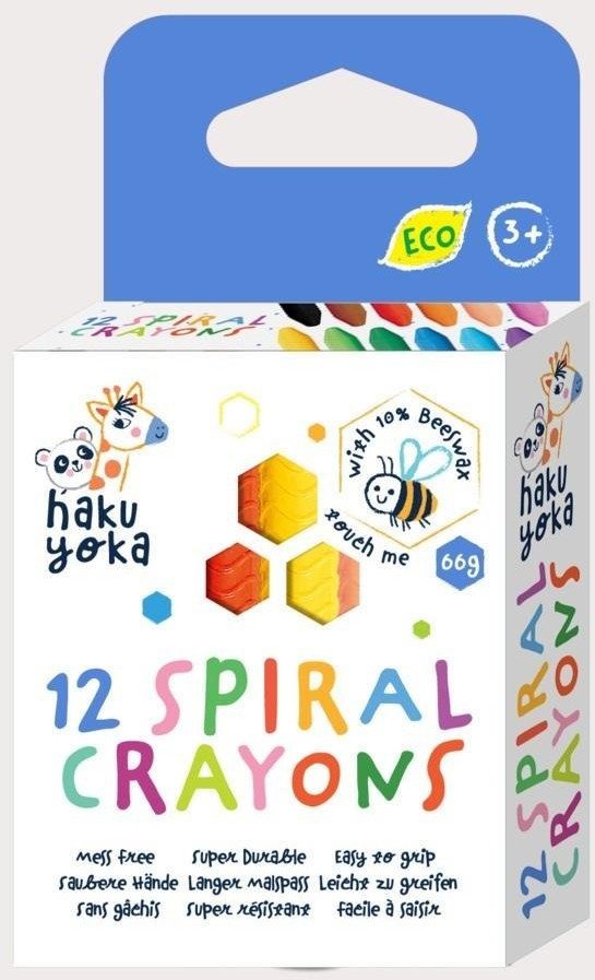 Kredki spiralne - 12 kolorów