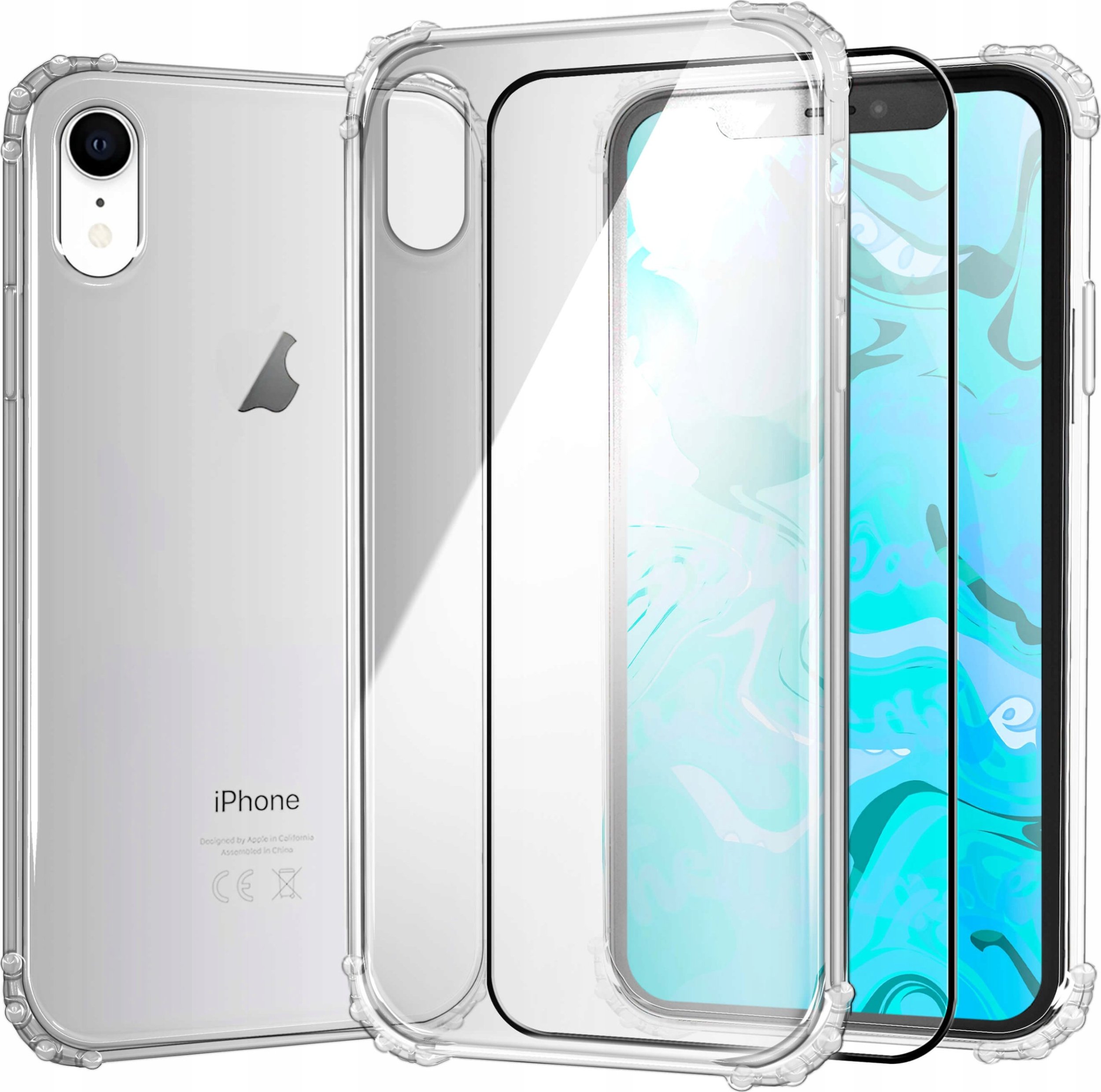 Hello Case ETUI PANCERNE DO IPHONE XR | CASE SILIKON GUMA SLIM ANTI SHOCK CLEAR SZKŁO