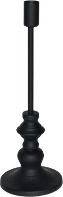 Tajemniczy ogród Świecznik stołowy czarny duży