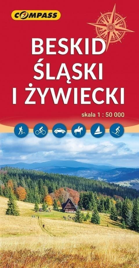 Mapa turystyczna - Beskid Śląski i Żywiecki