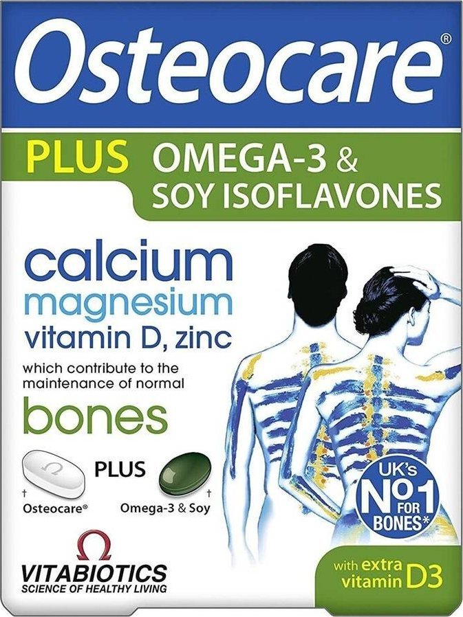 VITABIOTICS_Osteocare Plus Omega-3 & Soy Isoflavones suplement diety 84 tabletek/kapsułek