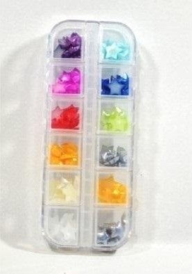 Półperełki gwiazdki 10mm 12 kolorów