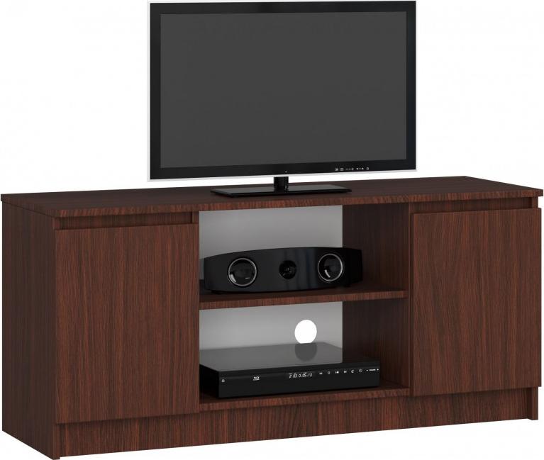 Fabryka Mebli Akord SZAFKA RTV 120 cm 2D 1P WENGE